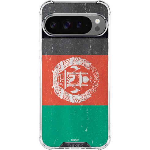 Afghanistan Flag Distressed Google Pixel 10 Pro XL Clear Case